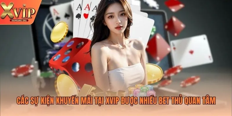 Các sự kiện khuyến mãi tại XVIP được nhiều bet thủ quan tâm