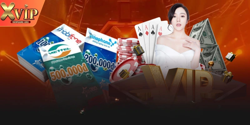 Ba bước nạp tiền bằng thẻ cào tại XVIP Ba bước nạp tiền bằng thẻ cào tại XVIP